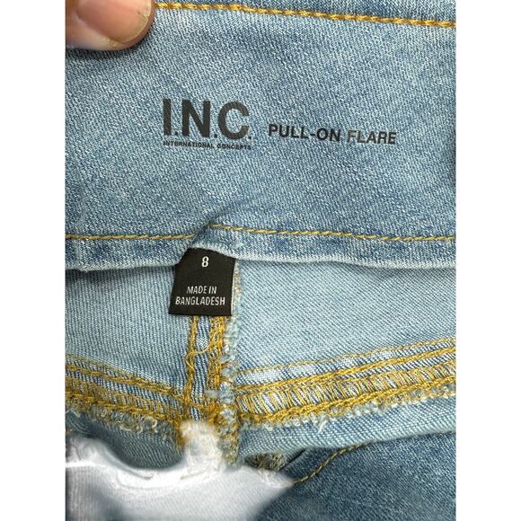 NEW Jeans INC International Concepts sz 8 Pull On Flare NEW #G814 - Picture 3 of 8
